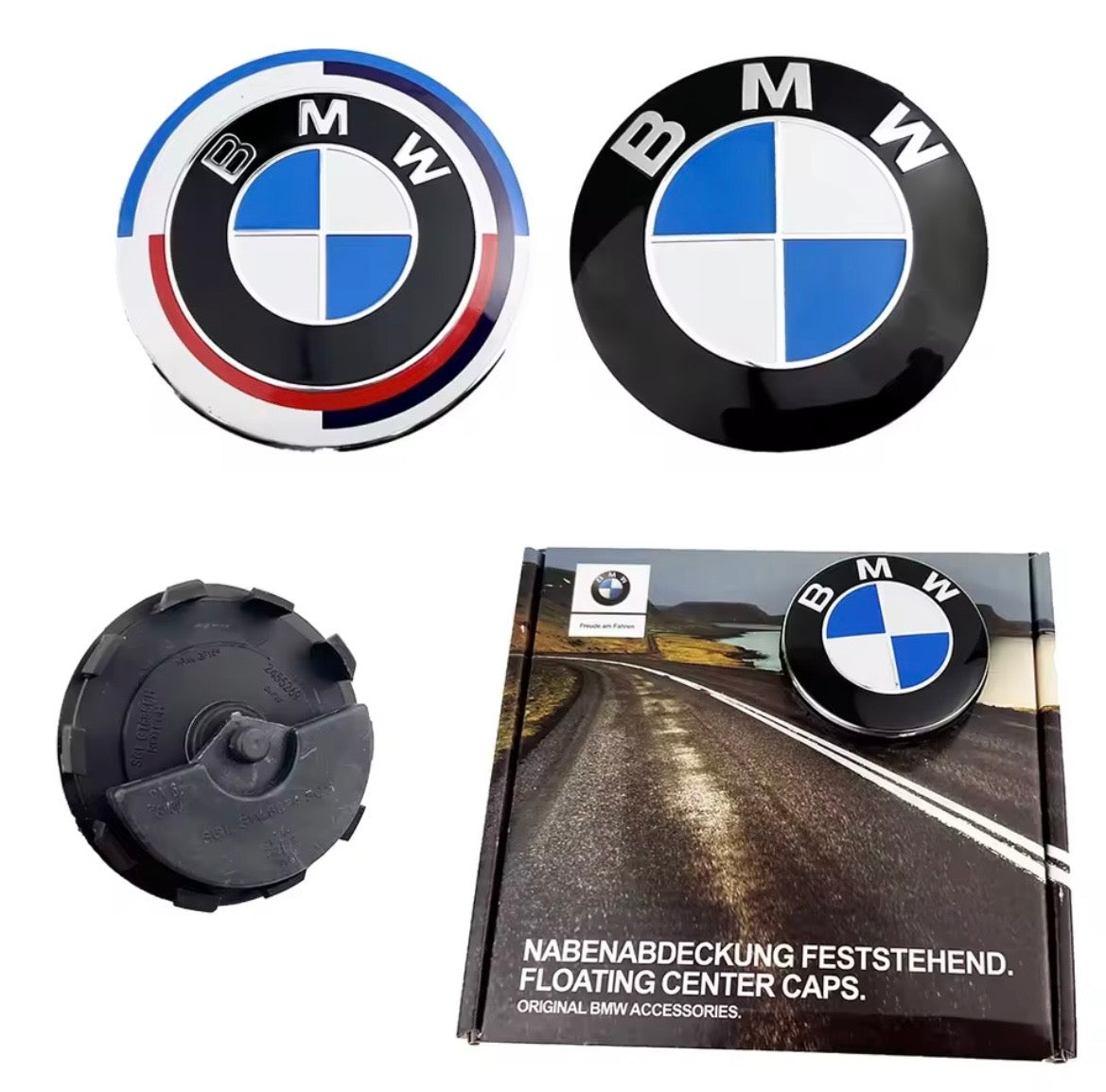 Bmw floating centre caps