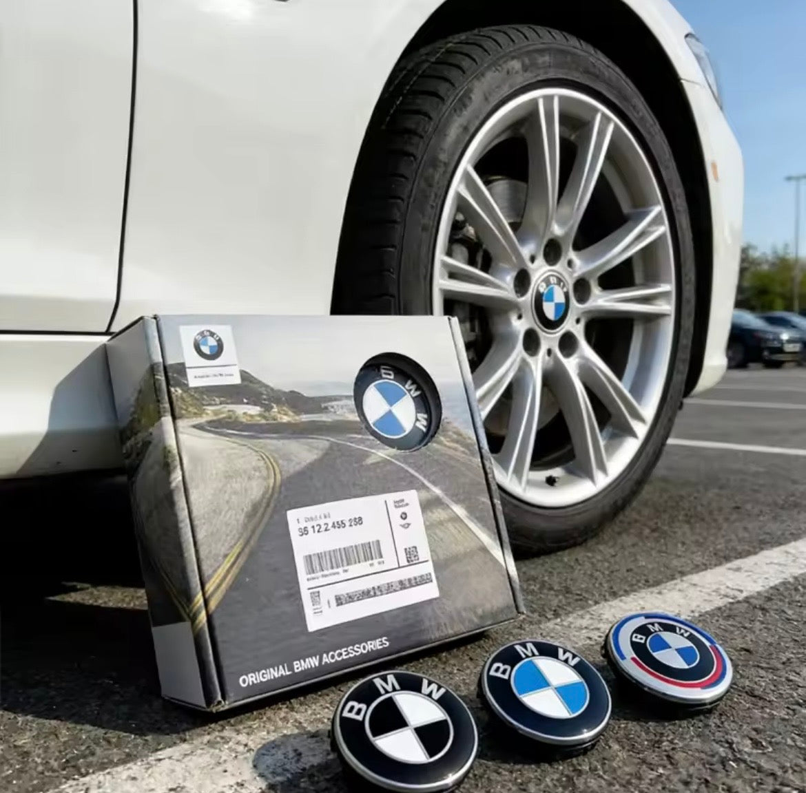 Bmw floating centre caps