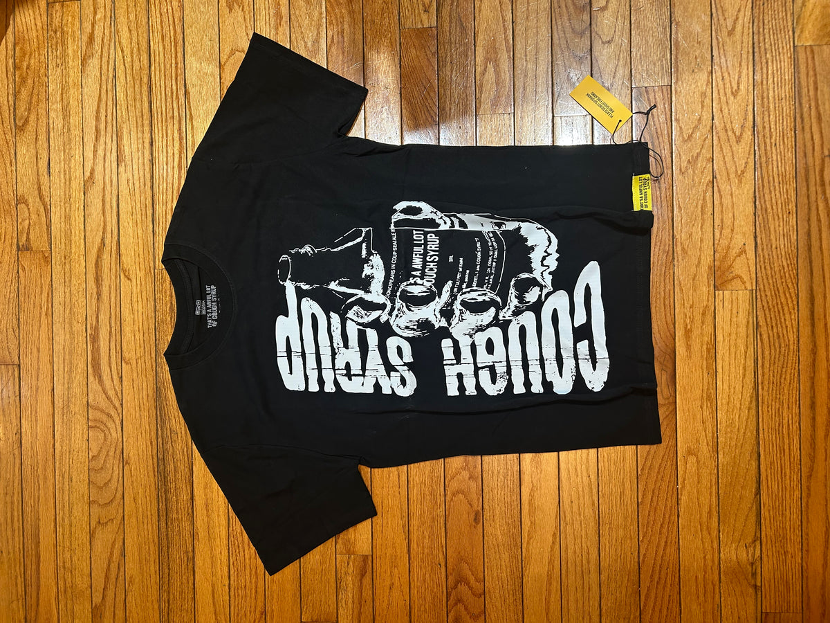 Cough syrup bottle shirt